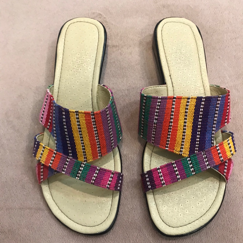 Multi-color Sandals Made in Guatemala